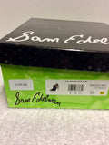 SAM EDELMAN BLACK SUEDE OPEN BACK HEELS SIZE 8/41.5