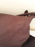 MULBERRY BROWN ANGELICA SOFT NAPPA LEATHER TASSEL BAG