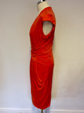 PER UNA SPEZIALE FLAME ORANGE DRESS SIZE 12