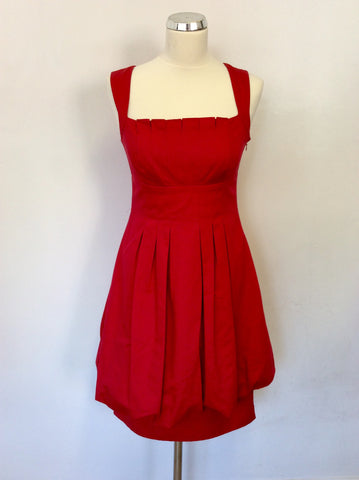 COAST RED BUBBLE HEMLINE SPECIAL OCCASION DRESS SIZE 8