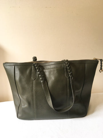BRAND NEW KEW DARK GREEN LEATHER SHOULDER BAG