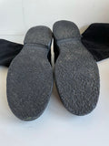 HOBBS BLACK SUEDE KNEE LENGTH FLAT BOOTS SIZE 5/38