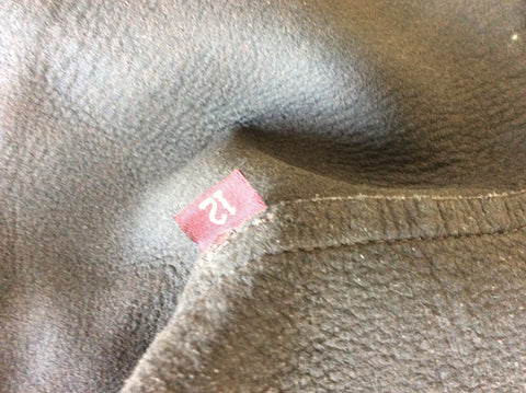 MULBERRY BROWN SOFT LEATHER SHIRT/ JACKET SIZE 12