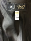ARMANI JEANS DARK BLUE DENIM PENCIL DRESS SIZE 44 UK 12