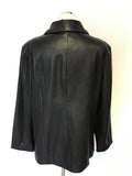 KENNETH COLE NEW YORK BLACK SOFT LEATHER SIZE L
