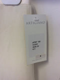 BRAND NEW ARTIGIANO IVORY SILK & LINEN JACKET & TROUSER SUIT SIZE 20