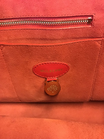 MULBERRY HIBISCUS CLASSIC WILLOW SILKY CALF LEATHER TOTE BAG