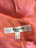 LK BENNETT CORAL SLEEVELESS PENCIL DRESS SIZE 10