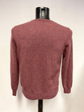 MARKS & SPENCER AUTOGRAPH PURE CASHMERE DEEP RASPBERRY JUMPER SIZE L
