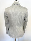 BRAND NEW JOULES LIGHT GREY & WHITE SPOT TAILORED JACKET SIZE 10