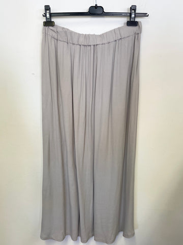 THE WHITE COMPANY PUTTY ELASTICATED WAIST MAXI SKIRT SIZE 12