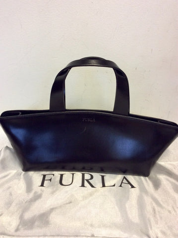 FURLA BLACK TOP HANDLE HANDBAG
