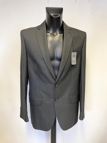 BRAND NEW MARKS & SPENCER CHARCOAL MACHINE WASHABLE TAILORED SUIT SIZE 40L