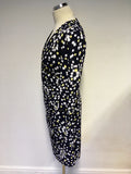 PRÉCIS PETITE NAVY,YELLOW & WHITE TULIP PRINT DRESS SIZE 12