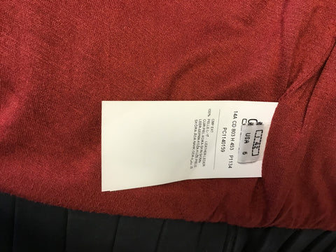 CAVALLI CLASS BLACK SOFT LEATHER PLEATED JACKET WITH GOLD SNAKE CLASP SIZE 10