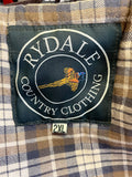 RYDALE COUNTRY CLOTHING BROWN WAX COTTON JACKET SIZE XXL