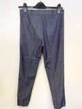 BRAND NEW HOBBS DENIM BLUE CAPRI PANTS SIZE 6