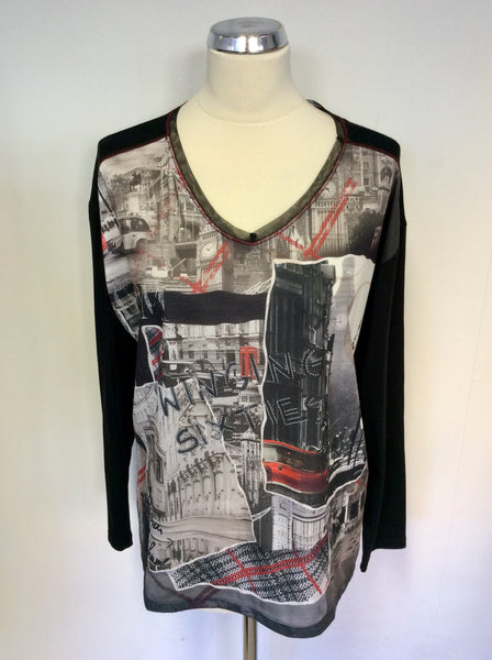 BRAND NEW BARBARA LEBEK ‘SWINGING SIXTIES’ PRINT TOP SIZE 16