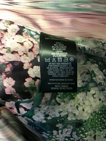 TED BAKER WORKING TITLE DARK GREY WOOL BLEND DRESS SUIT SIZE 3 UK 12