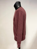 MARKS & SPENCER AUTOGRAPH PURE CASHMERE DEEP RASPBERRY JUMPER SIZE L