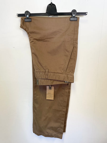 BRAND NEW TIMBERLAND LIGHT BROWN COTTON STRAIGHT LEG TROUSERS SIZE 36W/ 34L
