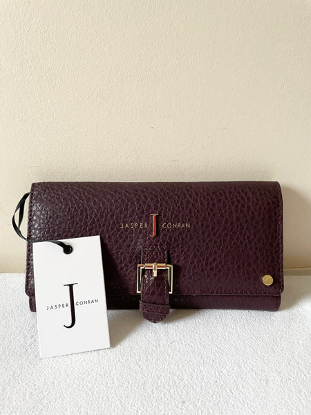 BRAND NEW JASPER CONRAN BURGUNDY PURSE/ WALLET
