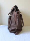 WHISTLES TAN BROWN LEATHER LARGE SHOULDER/ CROSS BODY BAG