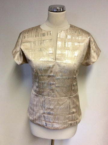 BRAND NEW STILLS BLUSH PINK & SILVER OCCASION TOP SIZE 36 UK 8/10