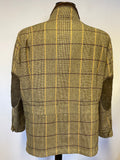 JOULES HAMILTON BROWN TWEED 100% WOOL COUNTRY JACKET SIZE XL