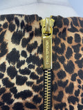 MICHAEL KORS LEOPARD PRINT SLEEVELESS TOP SIZE S