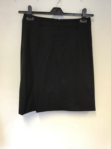 PAUL SMITH MEN ONLY BRAND BLACK WOOL SKIRT SUIT SIZE 38/40 UK 10/12