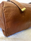 MULBERRY ALEXA OAK TAN BUFFALO LEATHER CROSS BODY STRAP SATCHEL BAG
