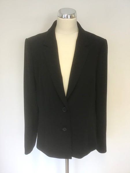HOBBS NAVY BLUE MACHINE WASHABLE SUIT JACKET SIZE 16