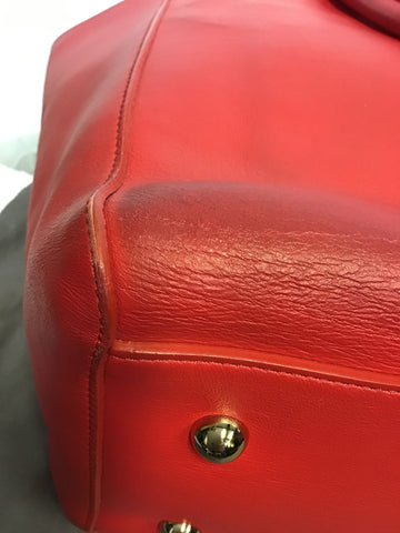 MULBERRY HIBISCUS CLASSIC WILLOW SILKY CALF LEATHER TOTE BAG