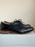 CLARKS BLACK LEATHER LACE UP SHOES SIZE 7/40