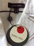 BRAND NEW MARIE MERO IVORY LINEN & COTTON BLEND JACKET SIZE 10