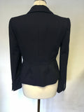 HOBBS NAVY BLUE WOOL JACKET SIZE 10