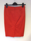 FRENCH CONNECTION CORAL PENCIL SKIRT SIZE 8