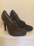 BRAND NEW MARKS & SPENCER AUTOGRAPH TAUPE SUEDE HEELS SIZE 6/39.5