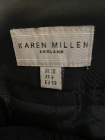 BRAND NEW KAREN MILLEN BLACK BELTED PENCIL SKIRT SIZE 10