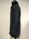 BRAND NEW CROMBIE BLACK SHEARLING COAT SIZE S