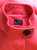 BRAND NEW MARKS & SPENCER CORAL COAT SIZE 12