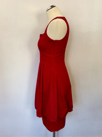 COAST RED BUBBLE HEMLINE SPECIAL OCCASION DRESS SIZE 8