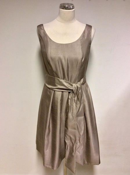 BRAND NEW MARKS & SPENCER FAWN SPECIAL OCCASION DRESS SIZE 10