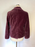 BRAND NEW BODEN DEEP PINK BRUSHED COTTON JACKET SIZE 14