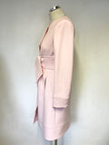 BRAND NEW TED BAKER CEALLY BABY PINK TIE FRONT COAT SIZE 2 UK 10/12