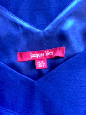 JACQUES VERT ROYAL BLUE PENCIL DRESS SIZE 10