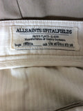 ALL SAINTS LIGHT BROWN FILTER CHINO TROUSERS SIZE 10