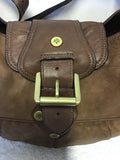 MULBERRY JONI BROWN SOFT LEATHER CROSS BODY SLOUCH HOBO BAG