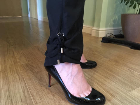 KAREN MILLEN BLACK SLEEVELESS ZIP TRIM JUMPSUIT SIZE 10